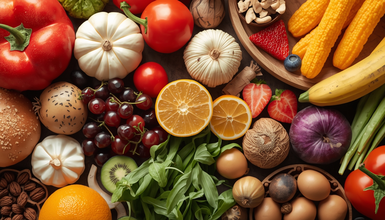 Nutritional variety concept visualization