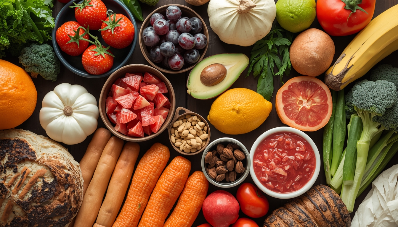 Various nutritious food options